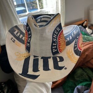 Millerlite cowboy hat